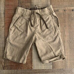 Jet Boys size 3-4 years Khaki pull on shorts with front tie